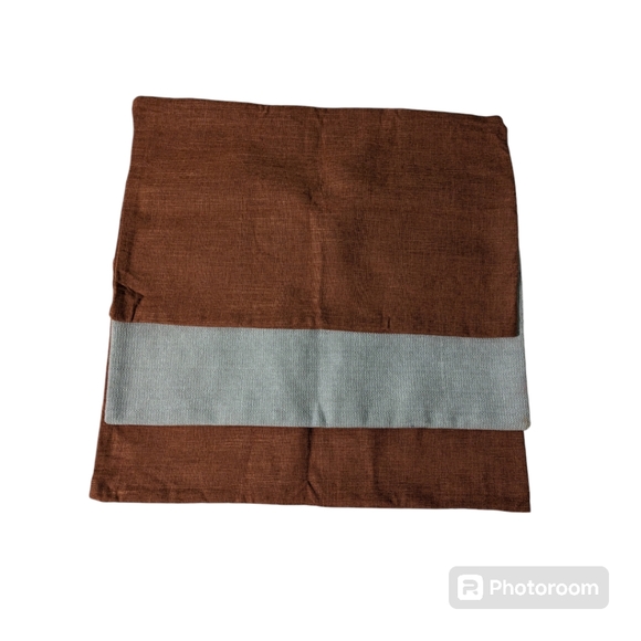 3 Cushion/Duvet Covers. Grey/dark Orange NWOT - Picture 5 of 9